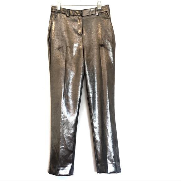 topshop metallic jeans